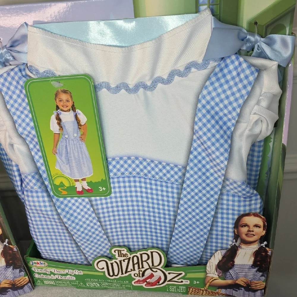 Wizard of Oz Dorothy Costume for Kids - Picture 2 of 10